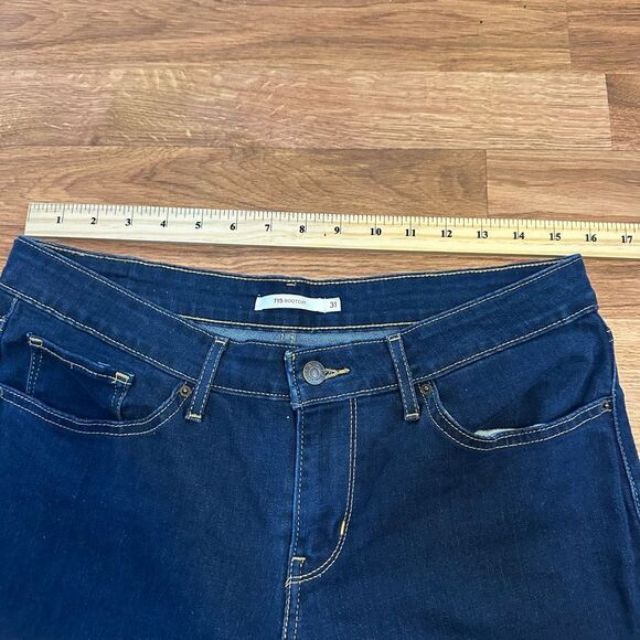LEVIs 715 Bootcut Flare Jeans | Women Size 31 - Picture 4 of 8